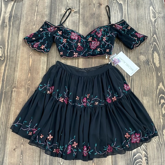 🌟2x Host Pick🌟Black Rachel Allan Two Piece Set - Picture 3 of 12